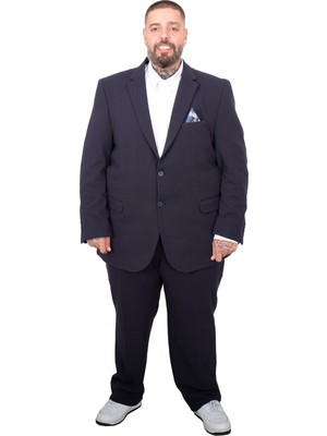 ModeXL Mode Xl Büyük Beden Takım Elbise Ascoli 25020 Lacivert