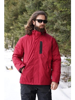 Fiyort Fy 76 Floyen Polarlı Su Geçirmez Outdoor Yağmurluk Mont – Erkek Kapüşonlu Ceket