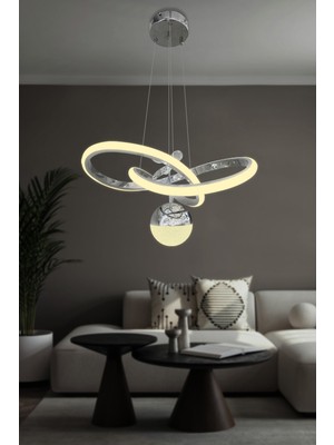 G-Light Kardelen Toplu Modern LED Sarkıt Avize – Salon & Oturma Odası – 3 Renk – Ayarlanabilir Kablo