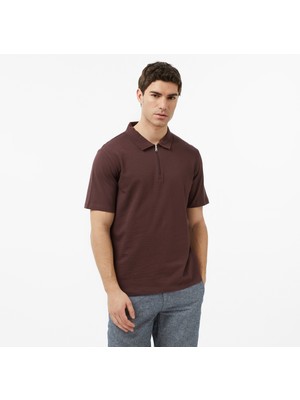 Nautica Erkek Kahverengi Regular Fit Polo Yaka T-Shirt K65232T.2DM