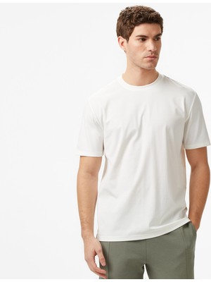 Nautica Erkek Ekru Regular Fit T-Shirt V57271T.1MA