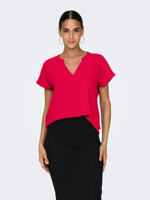 Jdy Jdylion Life S/s Top Wvn Noos Kadın Bluz 15249287