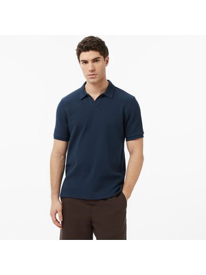 Nautica Erkek Lacivert Regular Fit Polo Yaka T-Shirt K65310T.4NV