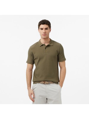 Nautica Erkek Yeşil Slim Fit Polo Yaka T-Shirt K65302T.3BP