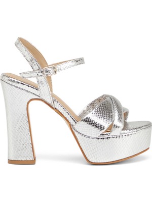 Tergan Lame Vegan Kadın Topuklu Ayakkabı - K25Y1AY67828-T3Y