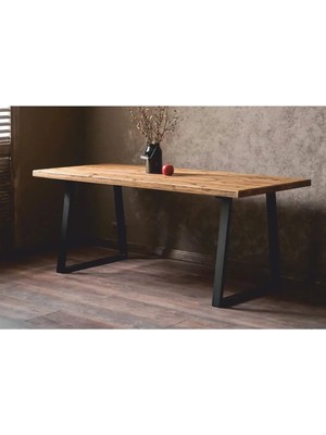 BRK Design Brk Desıgn Ahşap Kütük Yemek Masası
