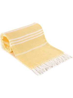 Mira Home Summer Wind Soft %100 Pamuk Peştemal 100X180 cm Sarı