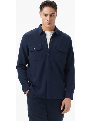 Nautica Erkek Lacivert Classic Fit Gömlek W57437T.4NV