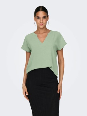 Jdy Jdylion Life S/s Top Wvn Noos Kadın Bluz 15249287