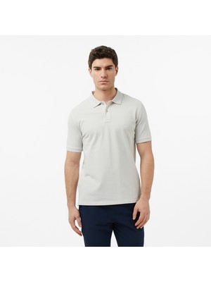 Nautica Erkek Gri Regular Fit Polo Yaka T-Shirt K65002T.0LR