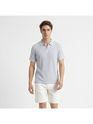 Nautica Erkek Mavi Regular Fit Polo Yaka T-Shirt K65345T.4UD
