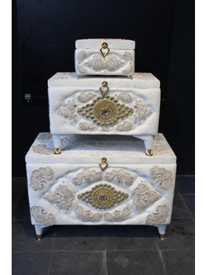 Huzur Çeyiz Huzur Model 3'lü Çeyiz Sandığı