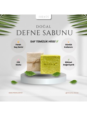 Mions Doğal Defne Sabunu 2’li Avantaj Seti – Bitkisel Içerik