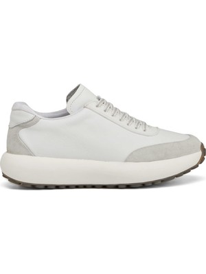 Tergan Beyaz Hakiki Deri Erkek Sneaker - E25I1AY57193-A26