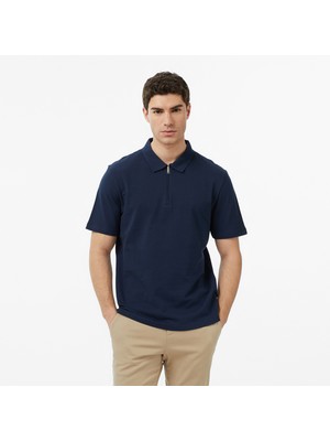 Nautica Erkek Lacivert Regular Fit Polo Yaka T-Shirt K65232T.4NV