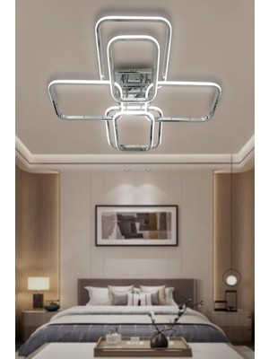 G-Light 6 Lı Dikdörtgen Plafonyer Modern LED Avize