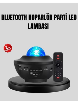 Azrlya Yıldızlı Projektör Galaxy Efektli Ayarlanabilir Renkli Atmosfer Lambası - Lisinya