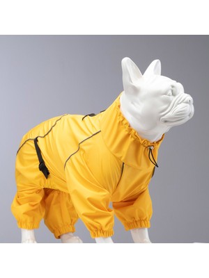 Indispensablely Lindo Dogs Quattro Vega Köpek Yağmurluğu Sarı Beden 8