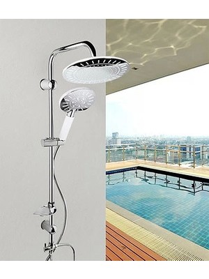 Azrlya Ufo Europe Lüks Robot Yağmurlama Tepe Duş Seti ( Lisinya )