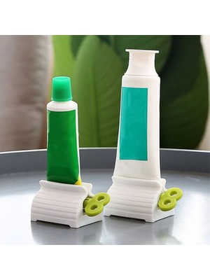 Gaman 2 Adet Pratik Diş Macunu Sıkacağı - Krem, Tüp Boya Sıkma Aparatı