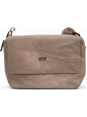 571 Collections Yıkama Deri Omuz Çanta