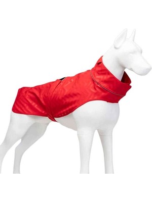 Indispensablely Lindo Dogs Softshell Red Stripe Köpek Yağmurluğu Kırmızı Beden 3