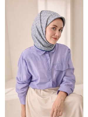 Silk Home Tivil Saf Ipek 52218 - 52439 Gri Çizgi Desen