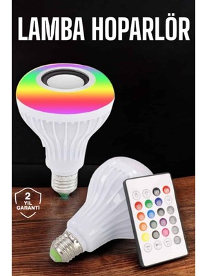 Azrlya Kablosuz Bluetooth Hoparlör LED Lamba - Lisinya