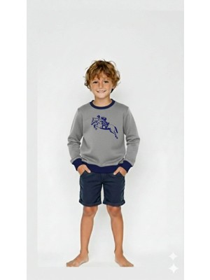 Coupon Çocuk Sweatshirt / Logo Baskılı