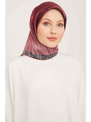 Armine Sura Ipek Eşarp 9005 - 33 Pembe Karışık Desen