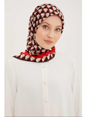 Armine Tivil Ipek Eşarp Ist 8903 - 36 Geometrik Desen