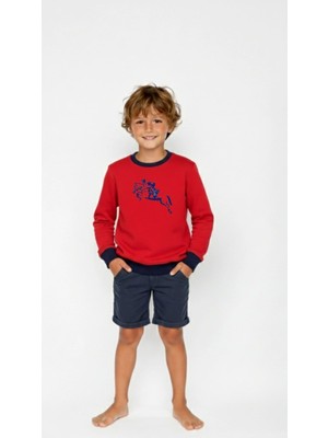 Coupon Çocuk Sweatshirt / Logo Baskılı
