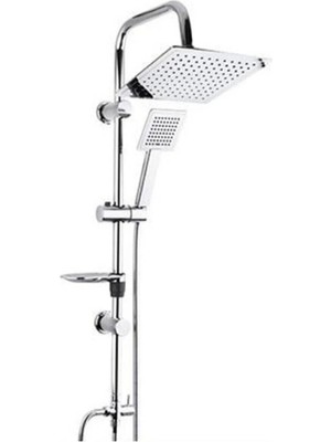 İlk El Grup Ieg™ Dubai Yeni Nesil Yağmurlama Etkili Krom Duş Robotu Seti - Fonksiyonel Tepe Duş Takımı