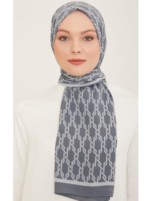 Armine Trend Defne Şal Ist 5760 - 06 Gri - Beyaz