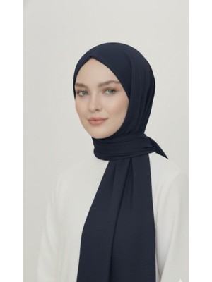 Armine Trend Pamuk Şal Ist 21058 Lacivert  Düz Desen