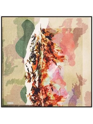 Aker Sport Eşarp Ist 7271769-912 Yeşil Soyut  Desen