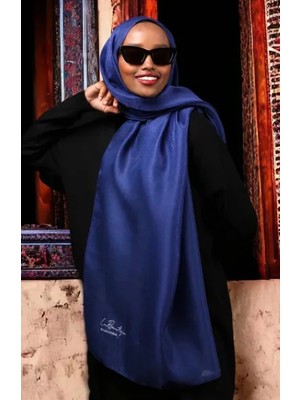 La Boutique Abiye Gece Mavi Düz Renk Şal Ist  1 - 26765