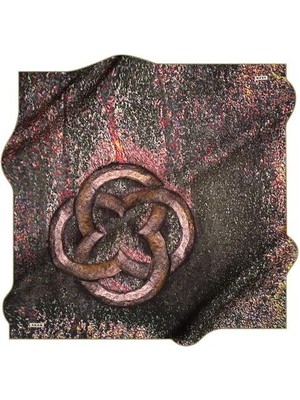 Aker Tivil Ipek Eşarp 41871 Yeşil Karışık Desen Ist 8269713 - 351