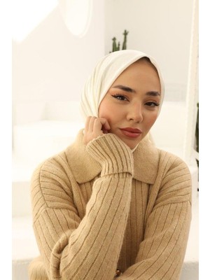 Silk Home Tensel Aerobin Eşarp 03037 Krem Düz Renk