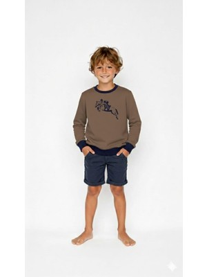 Coupon Çocuk Sweatshirt / Logo Baskılı