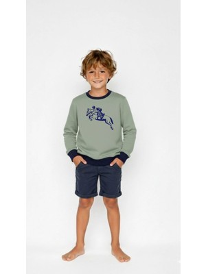 Coupon Çocuk Sweatshirt / Logo Baskılı