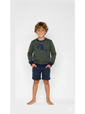 Coupon Çocuk Sweatshirt / Logo Baskılı