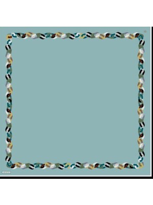 Armine Su Yeşili Tivil Ipek Eşarp Ist 8908 - 56