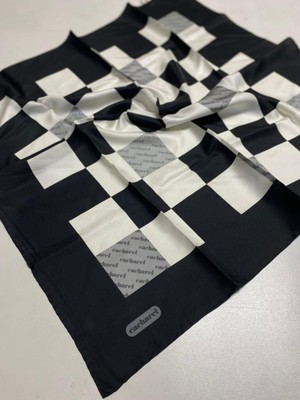 Cacharel Tivil Ipek Eşarp 8590313 - 912 Siyah Ekose Desen