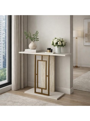 Dekorister Alderas Dresuar Kumtaşı - Traverten