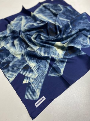 Pierre Cardin Tivil Ipek Eşarp 8553438 - 921 Lacivert Karışık Desen