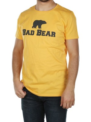 Bad Bear Bear Tee T-Shirt Hardal Logo Baskılı Erkek Tişört