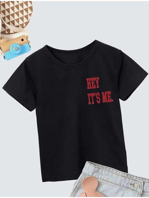 Marsilyan Baskılı T-Shirt - Siyah