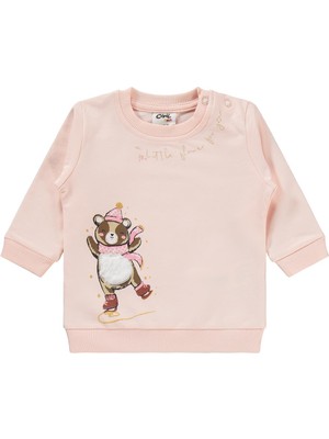 Civil Baby Bereli Ayıcık Baskılı 6-18 Ay Takım - Pembe 9-12 Ay