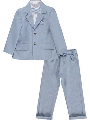 Concept Papyonlu Ceketli 4'lü 2-5 Yaş Takım - Mavi 2-3 Yaş